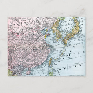 CARTE : ASIE DE L'EST, 1907