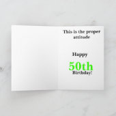 Carte Ask me if I care Birthday (Intérieur)