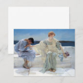 Carte Ask Me No More par Sir Lawrence Alma Tadema (Devant / Derrière)