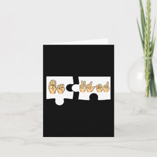 Carte ASL Alphabet American Sing Language ASL Enseignant