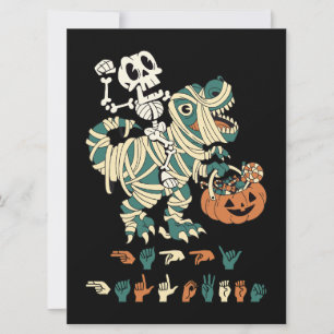 Carte ASL Halloween II heureux - belle saison Éffrayante