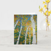 Carte Aspen automne (Fleur jaune)