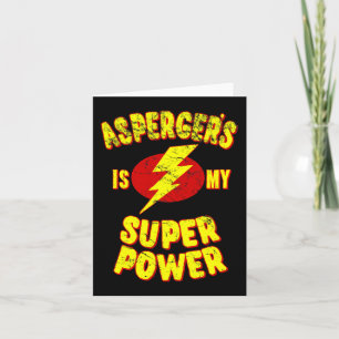 Carte Asperger's Is My Super Power