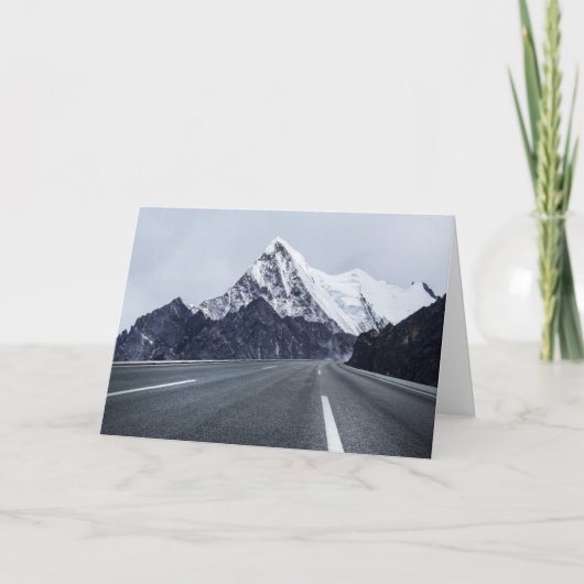 Carte Asphalt Road devant Snow Mountain (Devant)