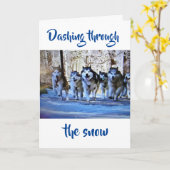 CARTE ASSASSINER À TRAVERS LA NEIGE POUR SOUHAITER QUE N (Fleur jaune)