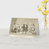 Carte Assemblée des maçons libres pour initier un (Fleur jaune)