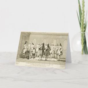 Carte Assemblée des maçons libres pour initier un