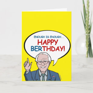 Carte Assez c'est assez : Joyeux anniversaire