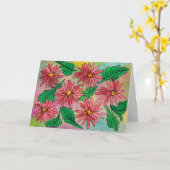 Carte Assez confortable pour profiter de la journée (Fleur jaune)