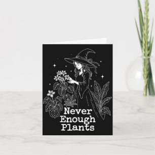 Carte Assez de plantes _ jardinier botanique halloween s