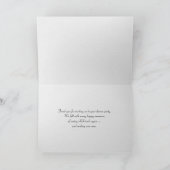 Carte assiette blanche avec argenterie merci (Intérieur)