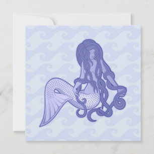 Carte Assis Mermaid bleu