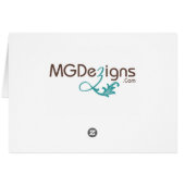 carte assise de la table aqua monogramme (Dos Horizontal)