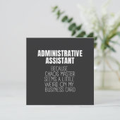 Carte Assistant administratif (Debout devant)