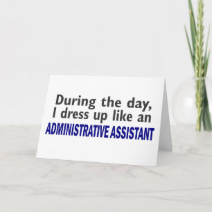 Carte ASSISTANT ADMINISTRATIF En Journée