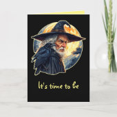 Carte Assistant avec corbeau - Halloween Fun 2 (Devant)