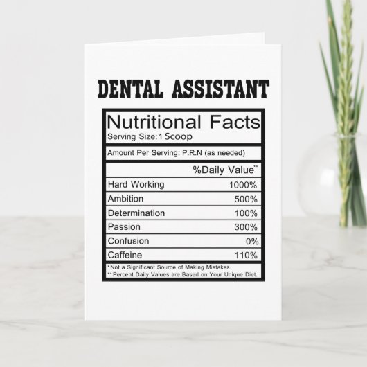 Carte Assistant dentaire (Devant)