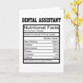 Carte Assistant dentaire (Fleur jaune)