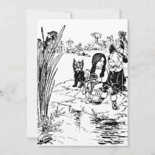 Carte Assistant d'Oz Toto, Dorothy et Scarecrow