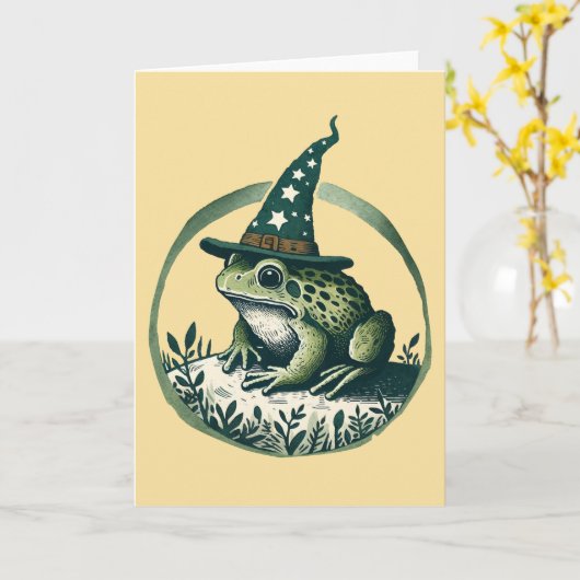 Carte Assistant Frog (Fleur jaune)