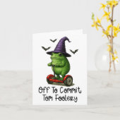 Carte Assistant Grenouille Whimsical Désactivé Pour Enga (Fleur jaune)