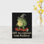 Carte Assistant Grenouille Whimsical Désactivé Pour Enga (Fleur jaune)