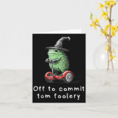 Carte Assistant Grenouille Whimsical Désactivé Pour Enga (Fleur jaune)