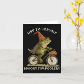 Carte Assistant Grenouille Whimsical Désactivé Pour Enga (Fleur jaune)