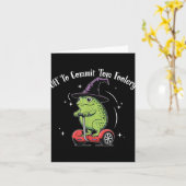 Carte Assistant Grenouille Whimsical Désactivé Pour Enga (Fleur jaune)