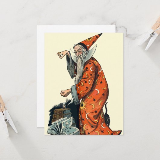 Carte Assistant Halloween (Devant/Arrière en situation)