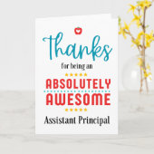 Carte Assistant Merci Principal, Merci À Votre Super (Fleur jaune)