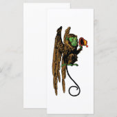 Carte Assistant vintage d'Oz, Casquette de singe volant (Devant / Derrière)