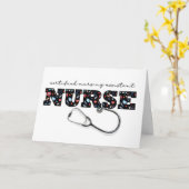 Carte Assistante en soins infirmiers agréée AIIC à la jo (Fleur jaune)