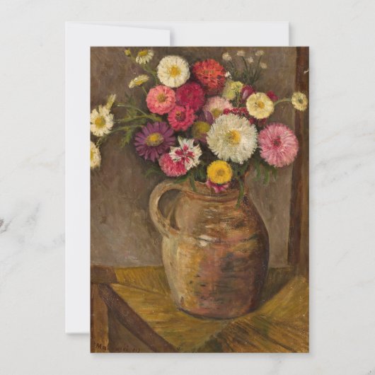 Carte Asters et Zinnias | Tadeusz Makowski (Devant)