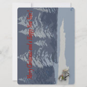 Carte Astrid pour les vacances Beau cheval islandais (Dos)