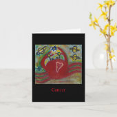 Carte Astrologie Horoscope Cancer (Fleur jaune)