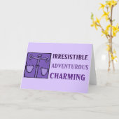 Carte Astrologie Zodiac Librairie Signal Anniversaire Pe (Fleur jaune)