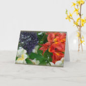 Carte "Astromeria #4" (Fleur jaune)