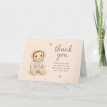Astronaut Baby Shower Thank You