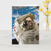 Carte Astronaut Cool Espace extra-atmosphérique Photos E (Fleur jaune)
