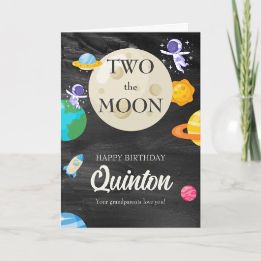 Carte Astronaut Espace extra-atmosphérique 2e anniversai (Devant)