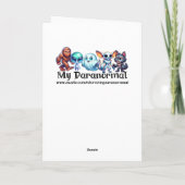 Carte Astronaute et OVNI Pun | Anniversaire (Dos)