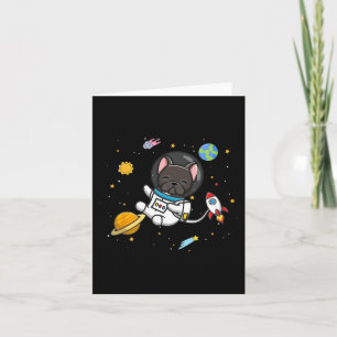 Carte Astronaute français de Bulldog
