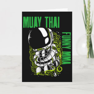 Carte Astronaute Muay Thai Enroulé, Mma, Kickboxing, Ji