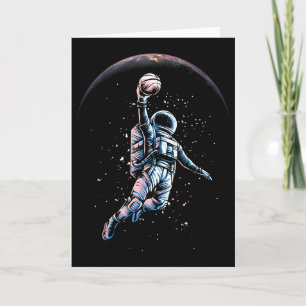 Carte Astronaute Slam Dunk Espace Tee Sketll Amoureux Co