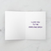 Carte Astronaute sur la lune garçon d'espace extérieur a (Intérieur)