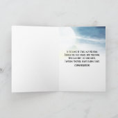 Carte Astronautes nouvellement mariés sur un gâteau Mari (Intérieur)