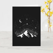 Carte Astronomie Adulte De L'Espace Étoile De Tir De Hob (Fleur jaune)