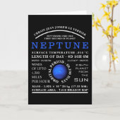 Carte Astronomie détaillée de la planète Neptune (Fleur jaune)