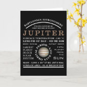 Carte Astronomie détaillée de Planet Jupiter (Fleur jaune)